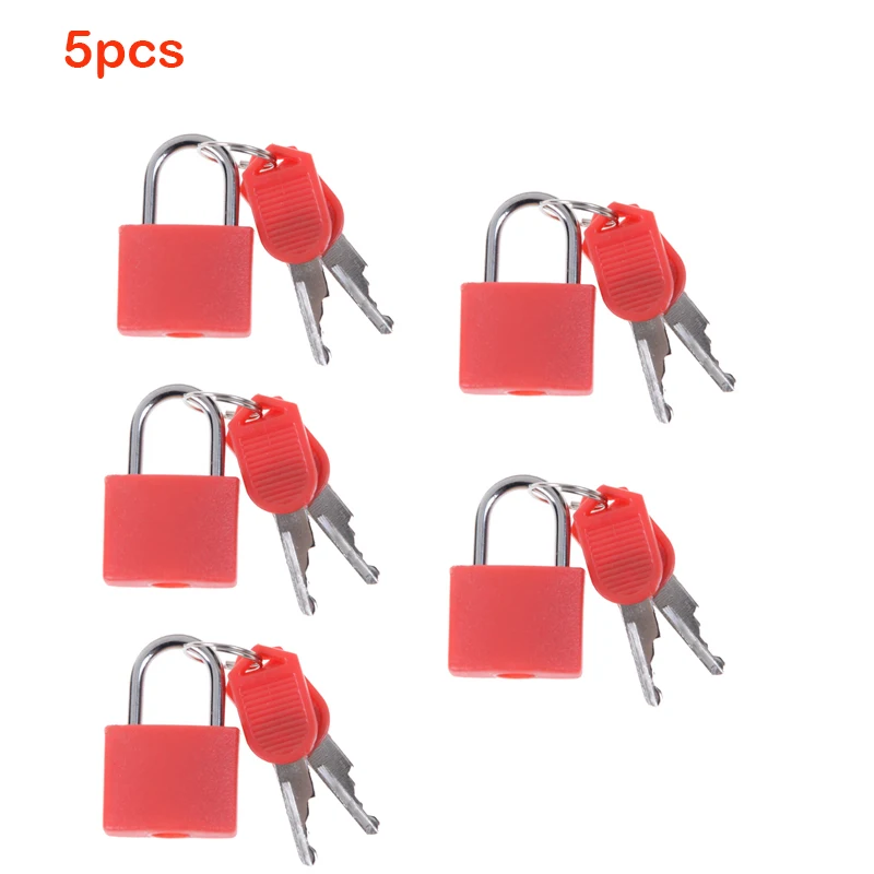 Lamondre Pack 3 Candados Pequeños Con Llaves (25mm): Mismo Juego De Llaves Para Maletas, Taquillas Gimnasio, Armarios – Aleación Resistente