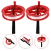 2pcs Kite String with Reel Kite String Winder Wheel Hand Flying Reel Accessories for Kids Outdoor Game 100m Line 5