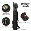 Archery Back Arrows Quiver Bag, Quiver Arrow Holder with Molle System and Pockets Archery Quiver for Hunting Shooting Target Pra 4