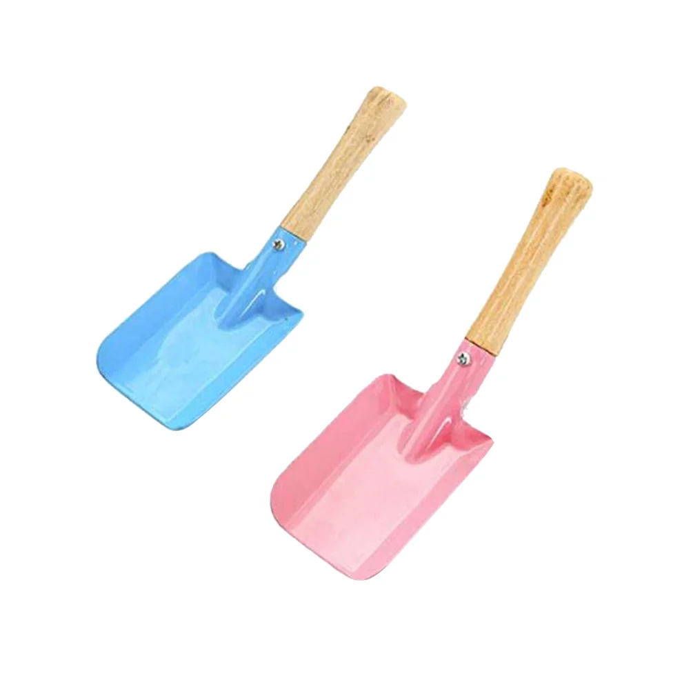 2Pcs Wooden Hand Trowel Homegrown Gardening Tool Small Gardening Household Digging Lawn Trowel Hand Tool Green Pla
