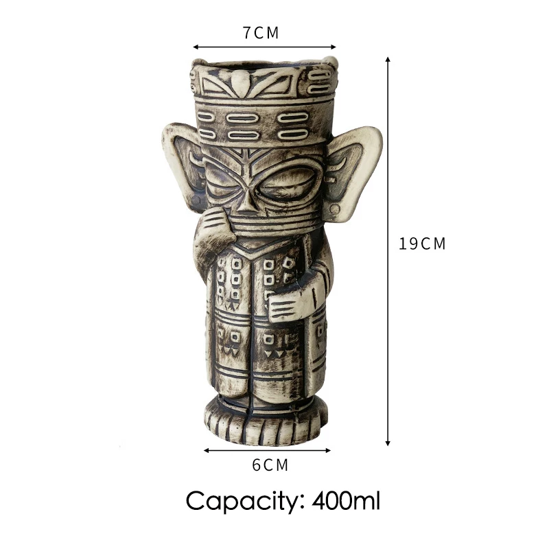 Ceramic Tiki Mugs for Tiki Bar