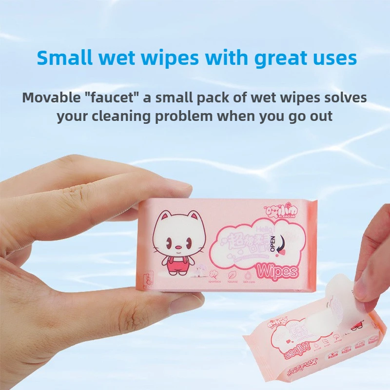 Portable Non Woven Hand Wipes for Home School Travel