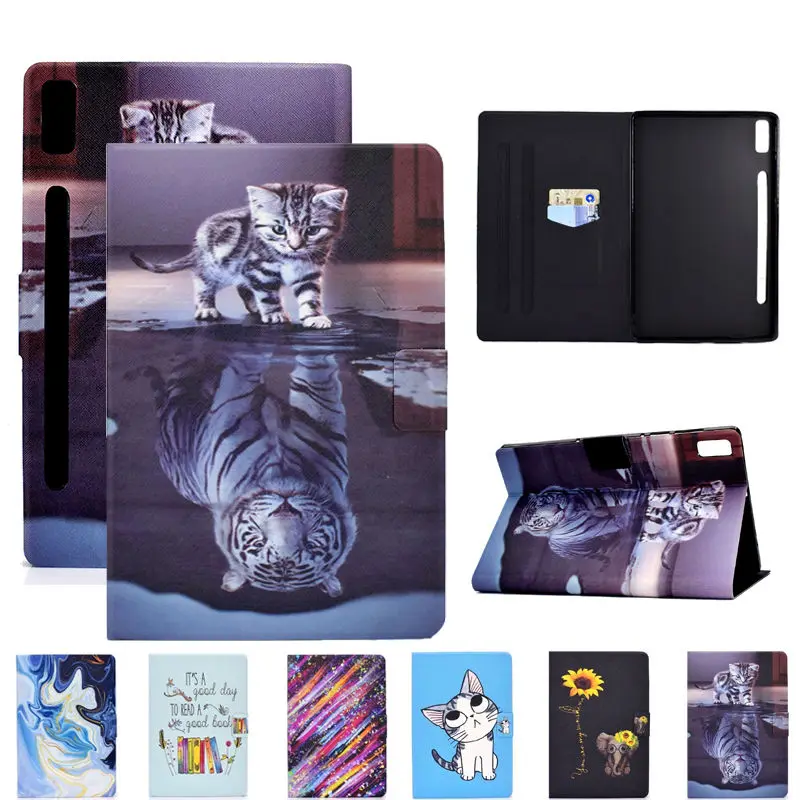 Per Lenovo Tab P11 Pro Custodia Di Seconda Generazione Per Lenovo Xiaoxin Pad Pro 2022 11.2 "Tb132Fu Tb138Fc Cover Funda Kids Painted Stand Coque