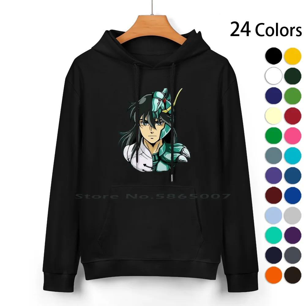Saint Seiya Dragon Shiryu Felpa Con Cappuccio In Puro Cotone Maglione 24 Colori Los Caballeros Del Zodiaco Saint Seiya Lovers Cavalieri Del