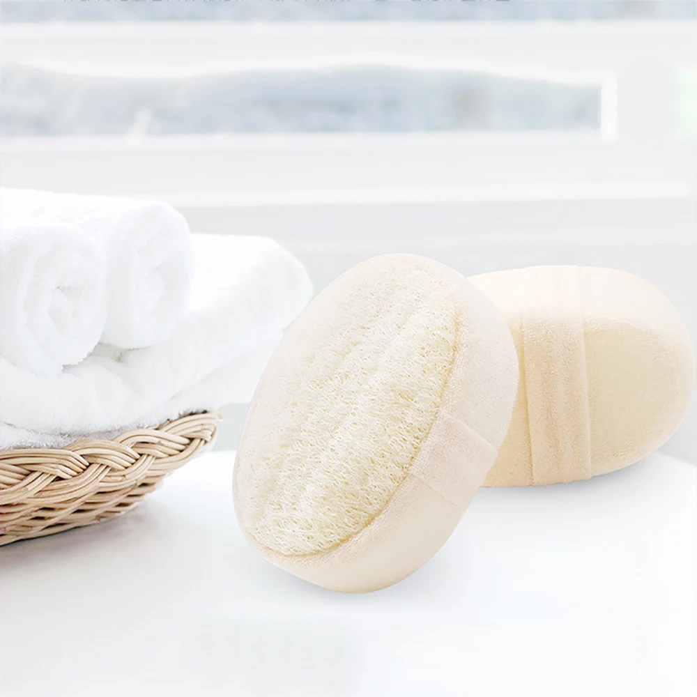 

Loofah Sponge Bath Ball Natural Effective Exfoliator Scrubber Bath Brushs Massager Shower Remove Dead Skin Rubbing Back Tool