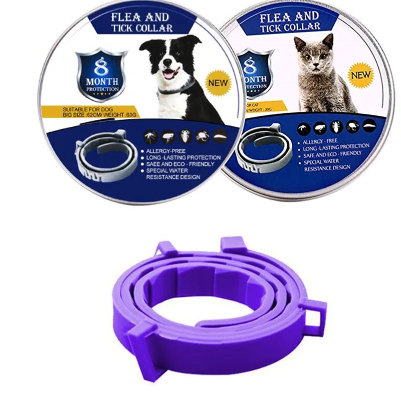 VIP Pet Dog Collar Dog Cat Flea and Tick Collar for Effective Protection 8 Month Mosquito Collar