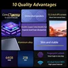 15.6 Inch Laptop Intel Core i9-12900H/i9-10885H Windows 11 Por 2*DDR4 2*M.2 SSD Ultrabook Computer Fingerprint Unlock WIFI5 BT 5