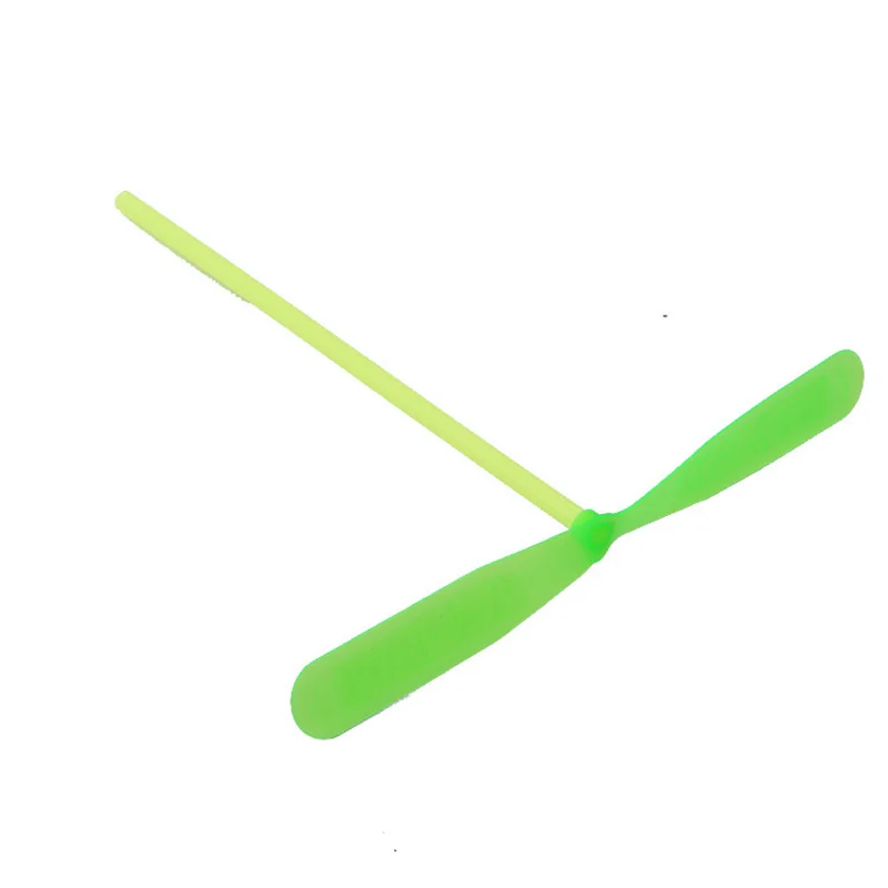 10pcs Anti Stress Toy Plastic Bamboo Dragonfly Propeller Outdoor Toy Kids Gift Flying Mini Whirl A Copter Helicopter Party Favor