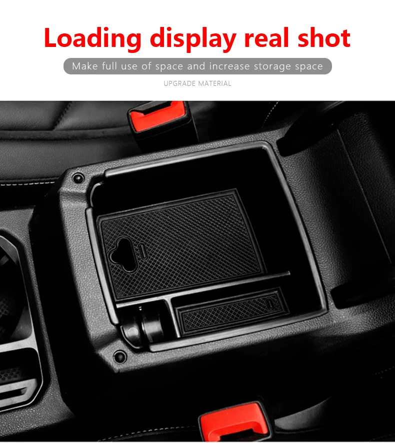Auto-Armlehnen-Mittelkonsolen-Aufbewahrungsbox, Handschuhfach-Organizer für Volkswagen VW Tiguan MK2 2017-2021 2022 2023 2024 Zubehör – Detail 10