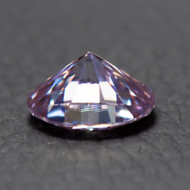 Moissanite Stone Light Purple Colour Oval Cut Lab Created Synthetic Gemstone Passed Diamond Tester Comes with GRA Certificate