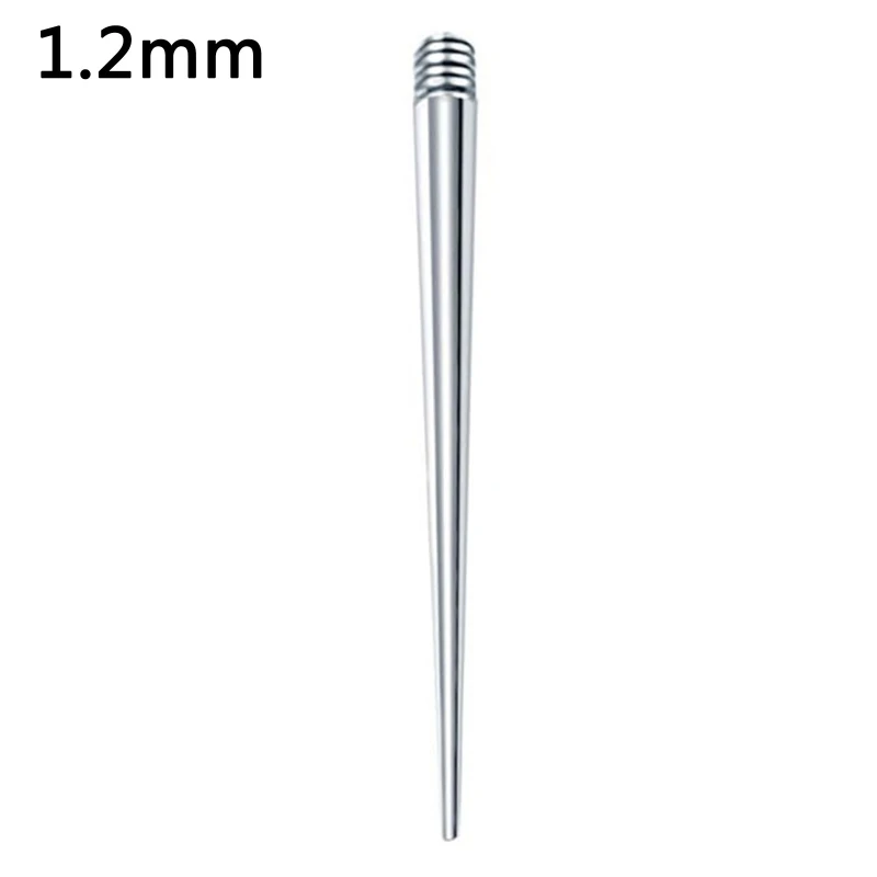 1Pc 316L Surgical Steel Concave Taper Insertion Pins Taper Gauge Expander Piercing  Tool Professional Body Piercing Jewelry