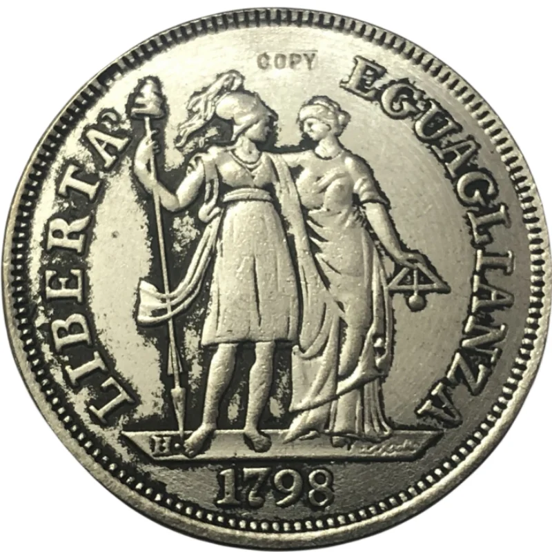 1798 Stati Italiani Repubblica Di Genoa (Repubblica Ligurian) Moneta Da Copia Da 8 Litri