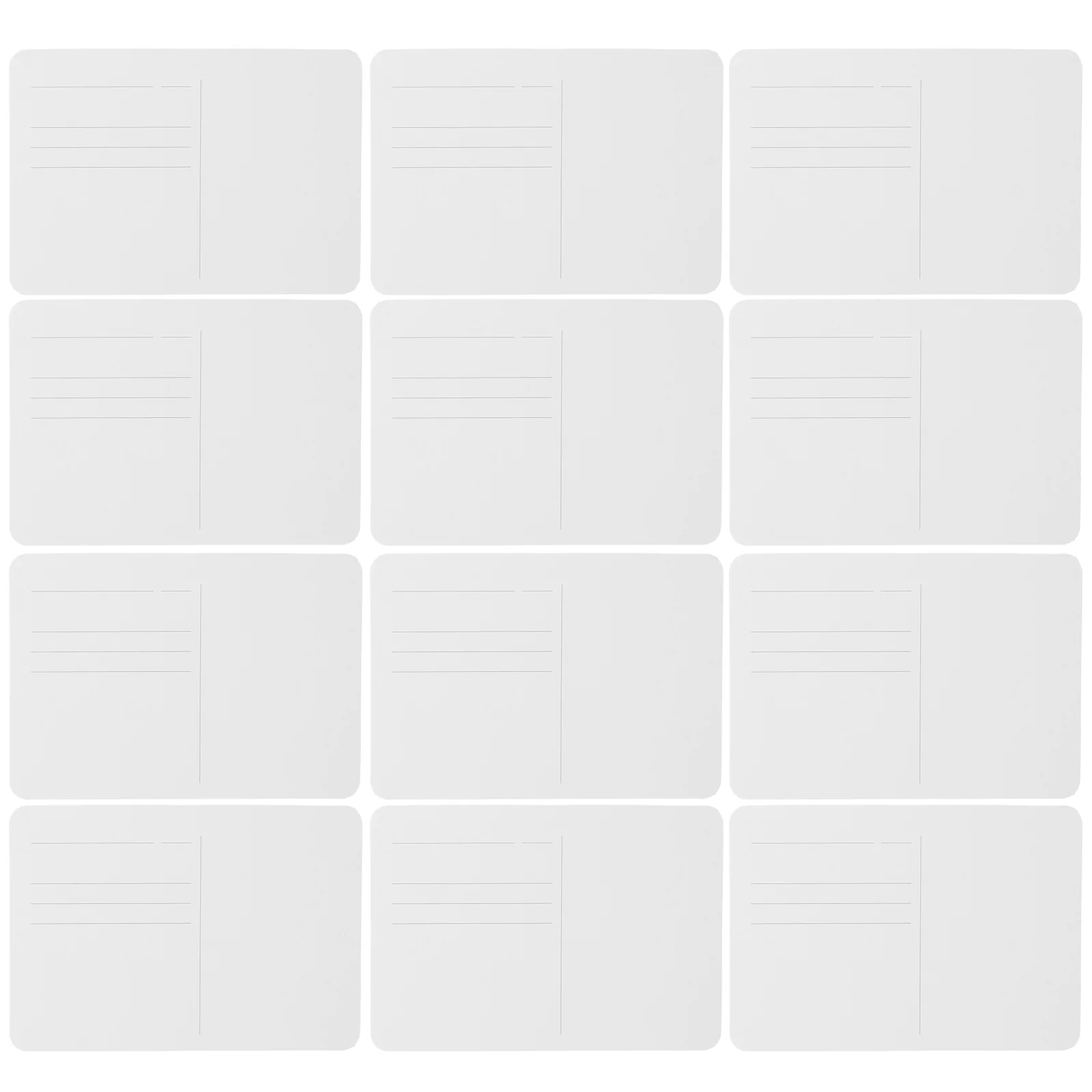 

12 Pcs Watercolor Paper Greeting Card Gift Cards Memo Round Multi-function Blank Message Supplies for Present
