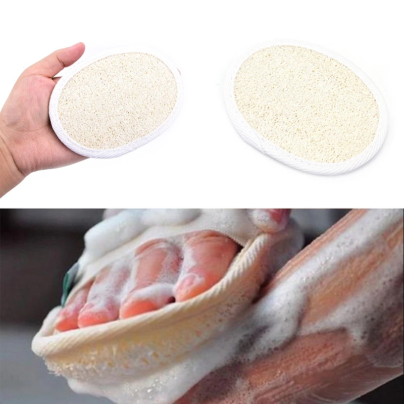 

1 Natural Loofah Luffa Sponge Face Body Bath Shower Spa Exfoliator Scrubber Pad