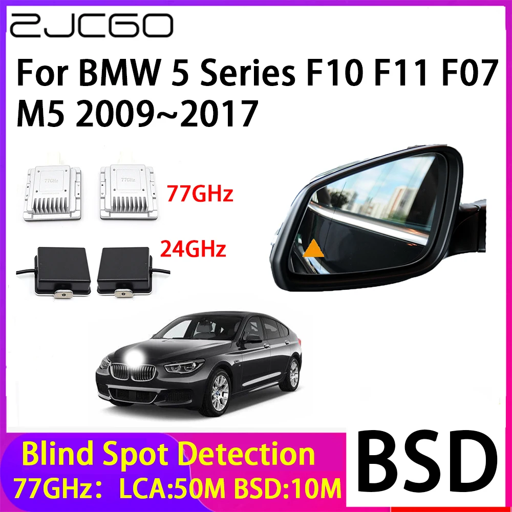 ZJCGO Car Blind Spot Detection BSD Mirror Rear Radar Detection System for BMW 5 Series F10 F11 F07 M5 2009~