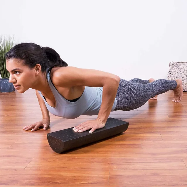 New Half Round Epp Foam Roller Foam Roll Yoga Pilates Fitness Gym Fitness Exercise Yoga Blocks with Massage Floating Point 5