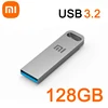 Xiaomi 2TB USB 3.2 Flash Drive High Speed Metal, Waterproof Storage - Silvery 128GB