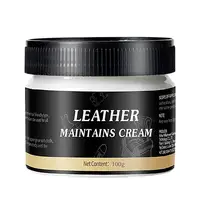 Car Interior Leather Softener Natural Leather Oil Maintain Polish Softener 80g Leather Care Conditioning Oil For PU Car seat 1