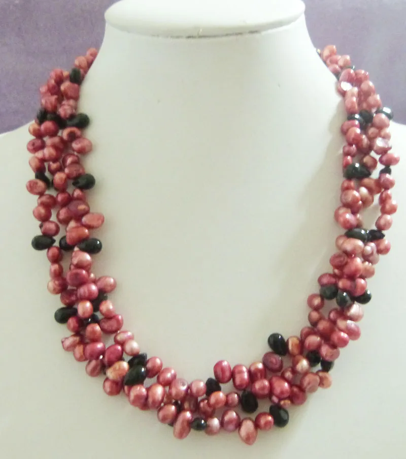 

NEW ! Forever classic romantic 100% freshwater pearl necklace 19"