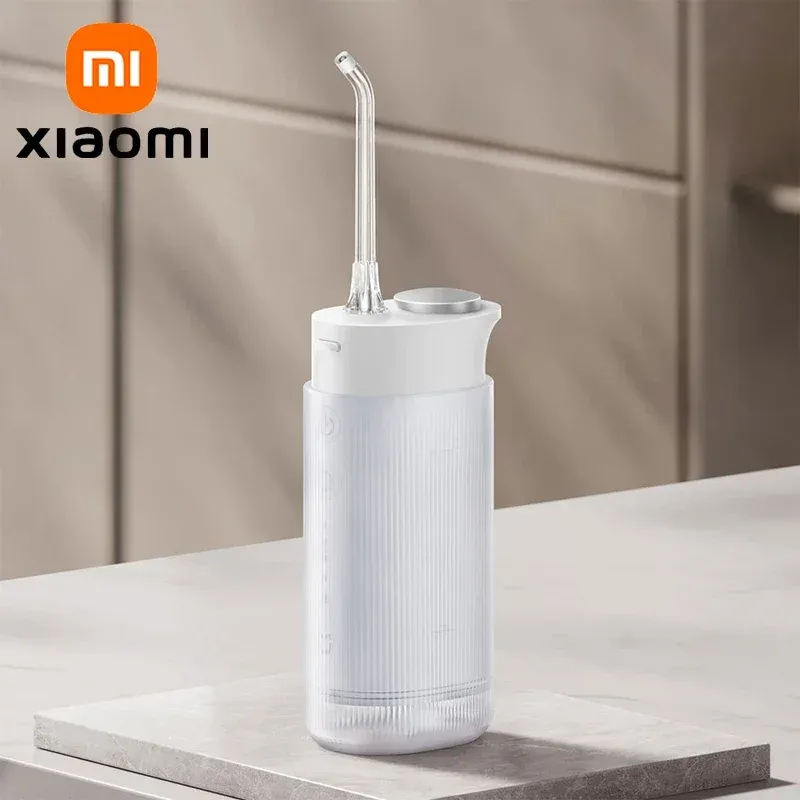 XIAOMI MIJIA Oral Irrigator F400,Portable Cordless Water Dental Flosser Teeth Pick,4 Mode,200ml Water Tank,Electric Waterflosser