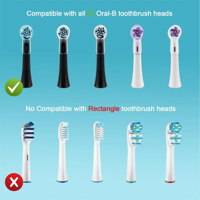 10 Pack Toothbrush Heads Dustproof Cover Compatible For Oral B Fits For Oral-B IO Series Convenient Travel toothbrush covers