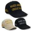Donald  45-47 Never Surrender MAGA Hat Make America Great Again Slogan with USA Flag Adjustable Baseball Cap Black 1