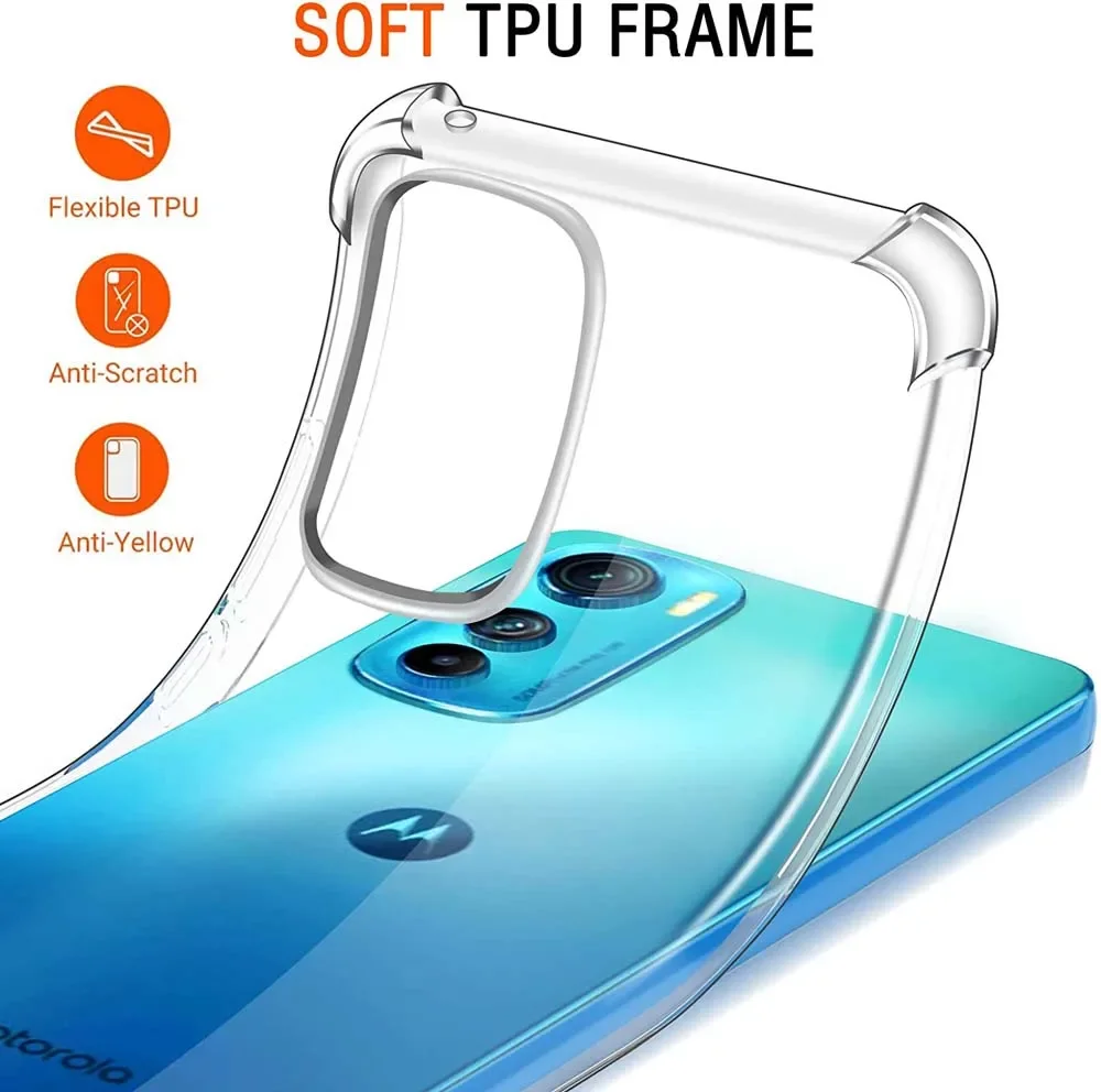 Clear Anti-Fall Soft TPU Protective Phone Case