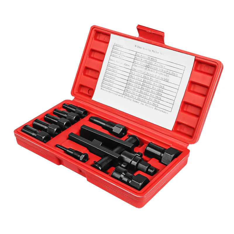 

10pcs Practical Bearing Puller Motorcycle Bearing Removal Tool Puller With Box Motorcycle Internal Bearing Puller Kits