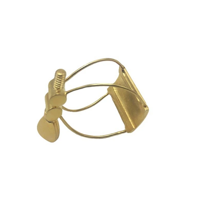 6A-Sax Clarinet Mouthpiece Sax Flute Head Clip Sax Clarinet Clip Butterfly Card Line Card