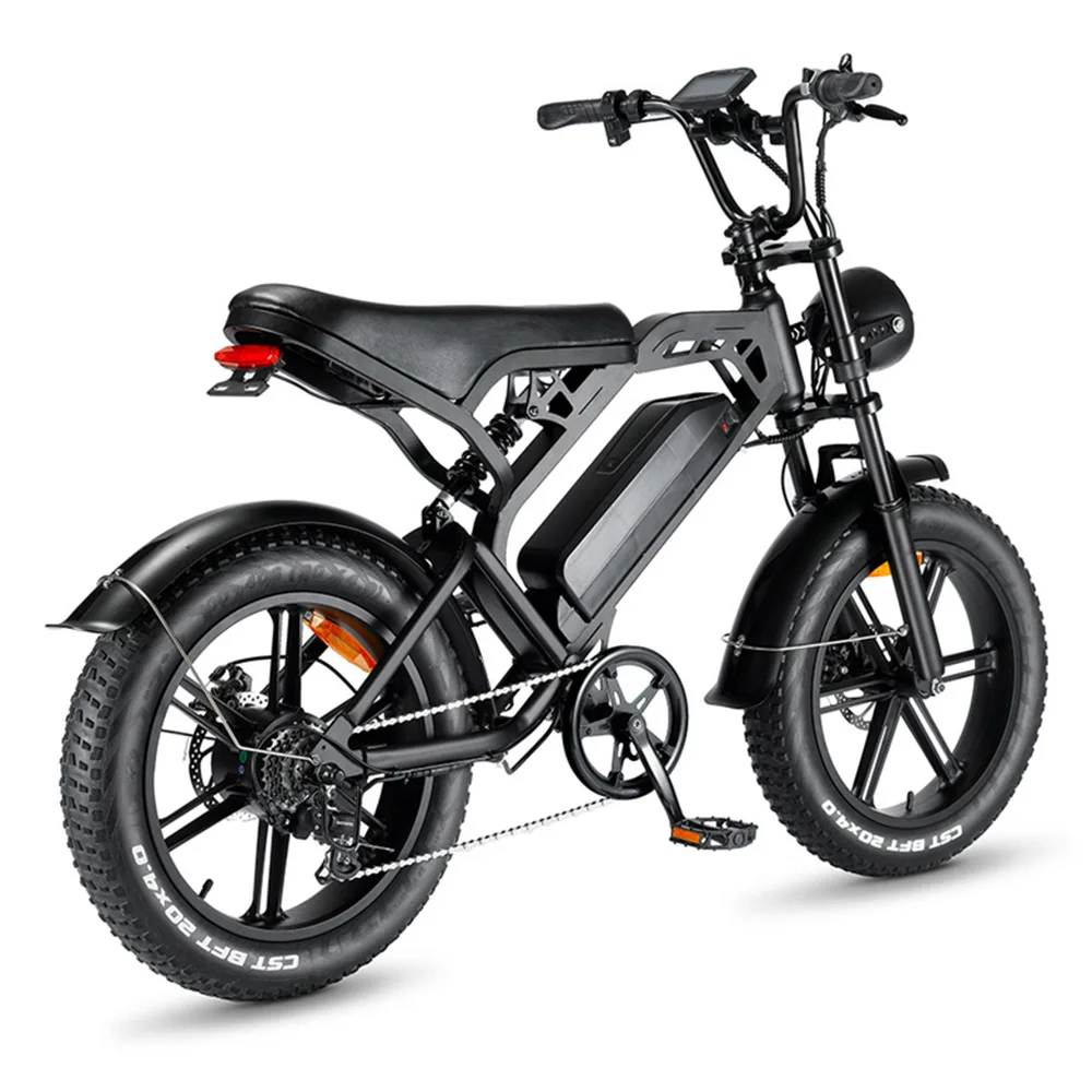 Deren Warehouse Electric City Bike Moto Electrica Hybrid Monopattino Fat Tire Bike Electric Fat