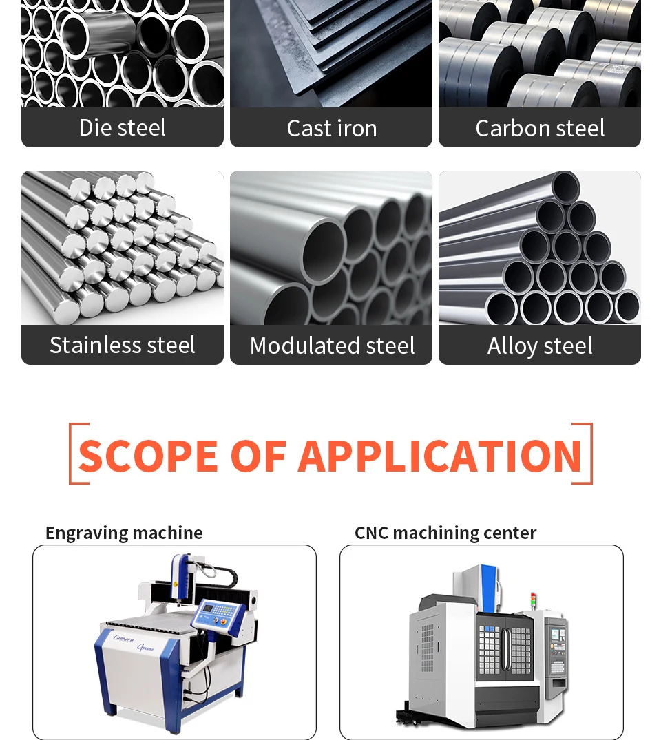 Hrc65 Punkt bohrer 90 Grad Hartmetall fase Schaft fräser Stummel Start position Mittel bohrer 2 Nuten Fräser Bit CNC Werkzeug maschinen – Detail 10