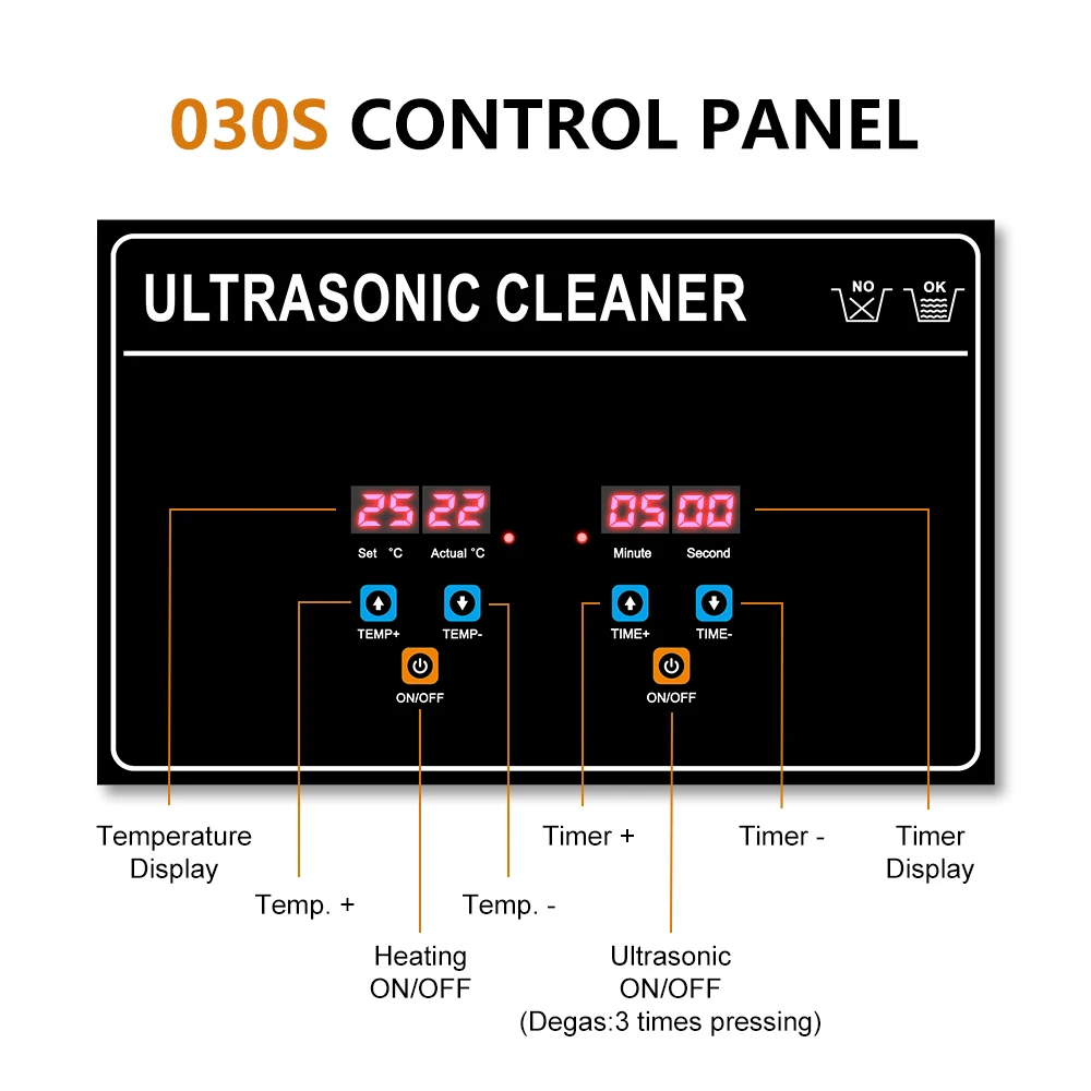 Description Picture 6 of itemLEADSONIC 2L 3L 6L 10L 15L 22L 30L Ultrasonic Cleaner Lave-Dishes Portable Washing Machine Diswasher Ultrasound Home Appliances