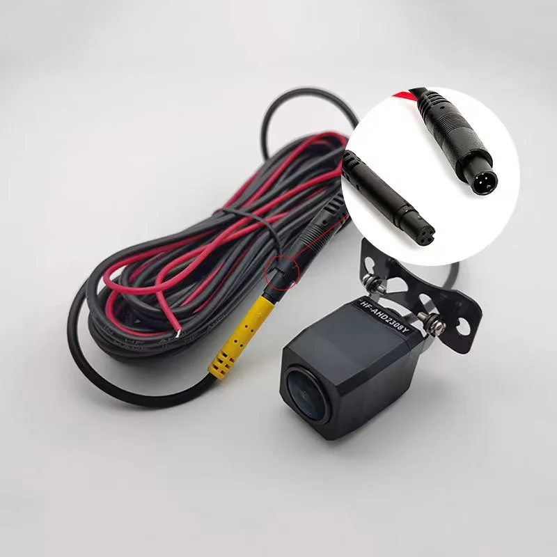 

4-контактная Автомобильная камера заднего вида AHD 1080P для зеркала видеорегистратора ночного видения с разъемом 2,5 мм специально для потокового видеорегистратора
