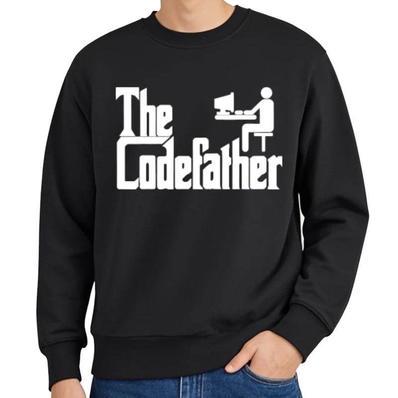 Men Cotton Hoody The Codefather Design Programming Code Lover Graphic ...