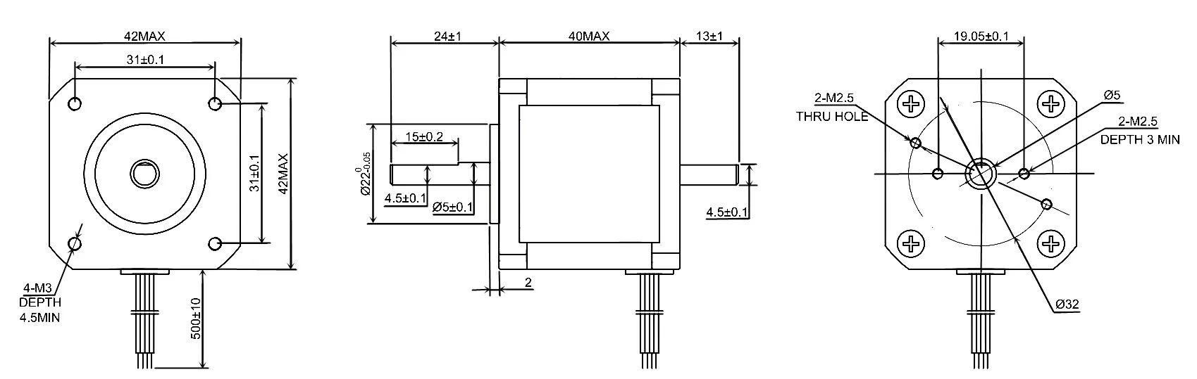moteur pas pas nema pour cnc