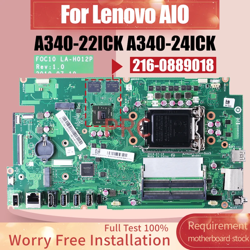 

Материнская плата все-в-одном для ноутбука Lenovo AIO A340-22ICK 5B20U53890 5B20U53892 SREVJ