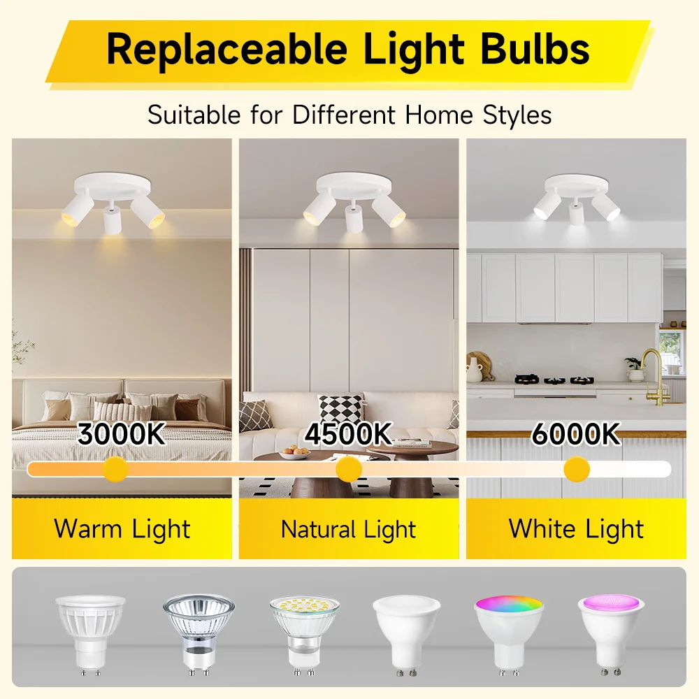GU10 LED Spotlight Ceiling Light 30