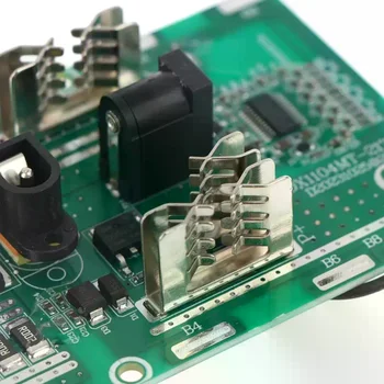 Contenitore per batterie Li-ion 21700 36V 100A con scheda di circuito per scatola fai-da-te con scheda PCB BMS e protezione di ricarica, può installare 10 batterie