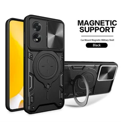 Cover per telefono con supporto a anello shockproof migliorato e protezione per lente scorrevole