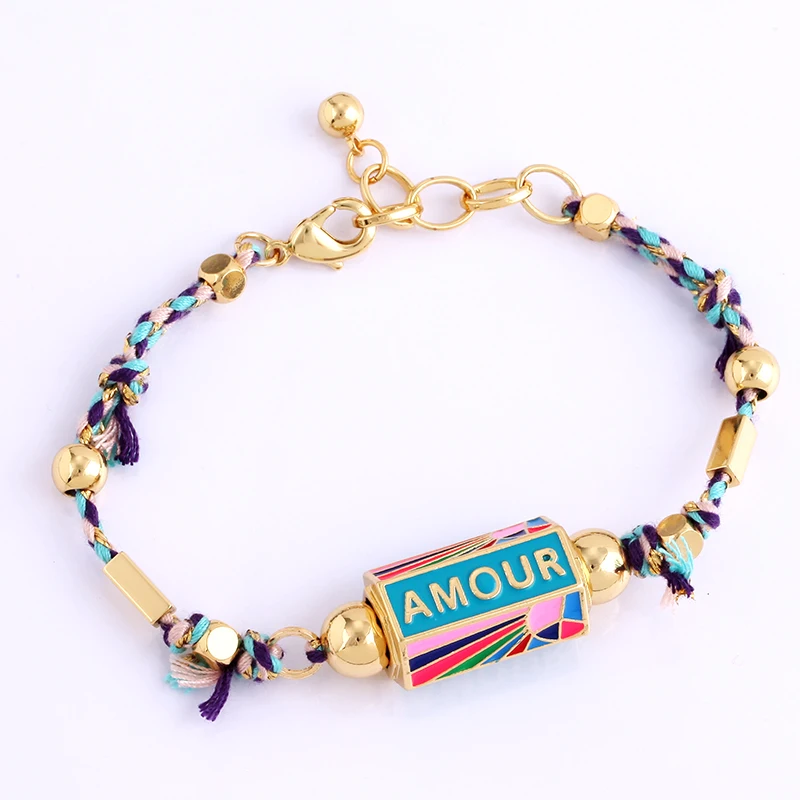 Beaded Bracelet Evil Eye Love Protect Turkish Knotting Boho Jewelry Women Amulet