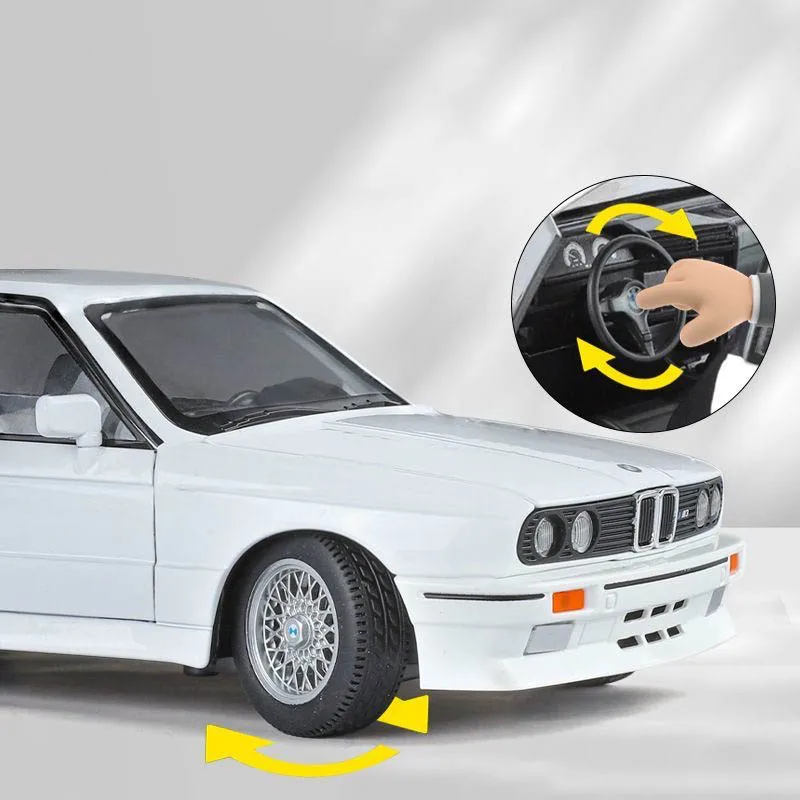 1:24 1988 BMW E30 M3 IM Alloy Scale Car Model Diecast Metal