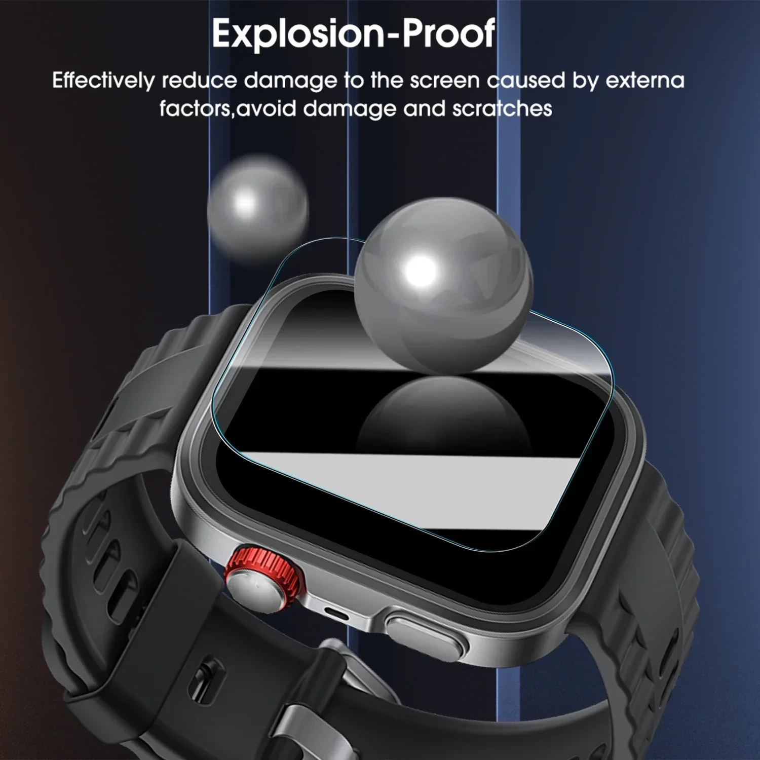 Easy to Install Screen Protectors For Huawei Watch Fit 4Pro Smartwatch Tempered Glass Anti Scratch Glass Films for Fit 4 Pro