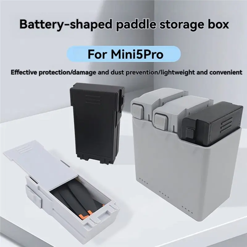 DJI MINI 5 Pro 호환 프로펠러 보관 케이스-내압성 낙하 방지 블레이드 보호 배터리 스타일링 커버