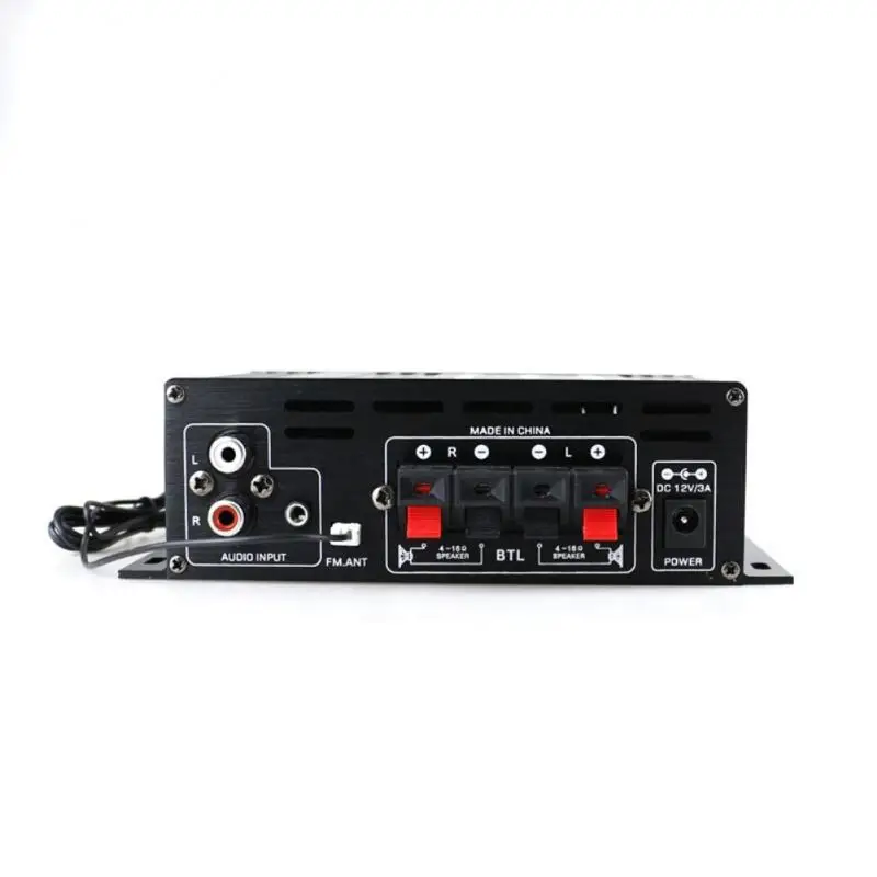 Ak380 800W 12V Power Amplifier Bluetooth-compatible Stereo Home Car BASS Audio Amp Music Player Car Speaker Class D FM USB/SD amp stands