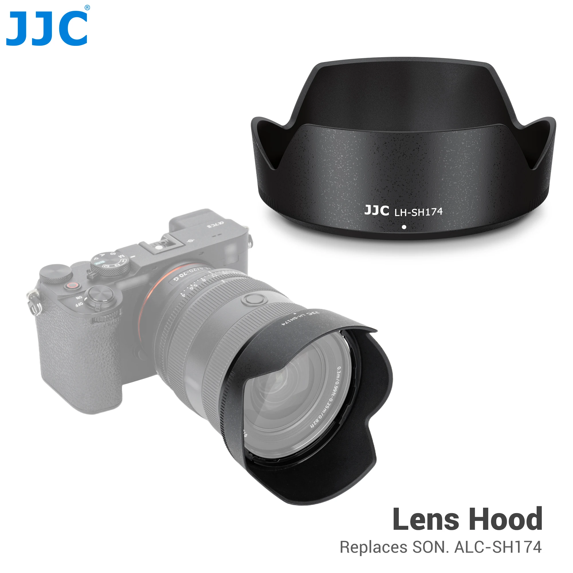 Pare-soleil pour Sony FE 20-70mm F4 G - Remplace ALC-SH174, 72mm