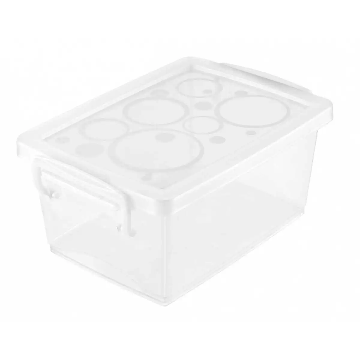 1.5L Crystal Sort Small Organizer Box with Lock - AliExpress