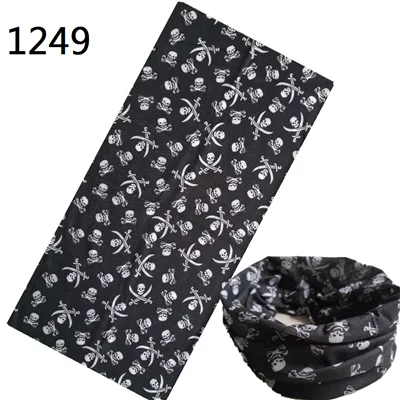 mens blanket scarf 2021 Latest Fashional Skull Polyester Microfiber Magic Tube Headwears Skeleton Multi Purpose Seamless Bandanas Headband mens grey scarf Scarves