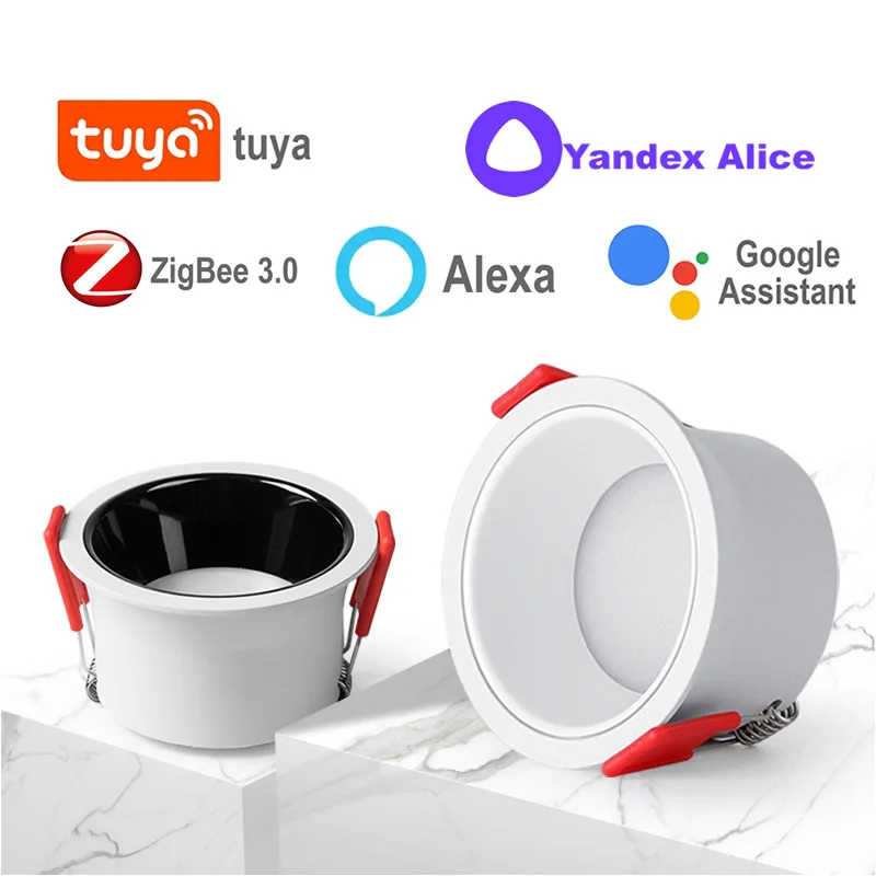 Умный светодиодный светильник Zigbee Tuya