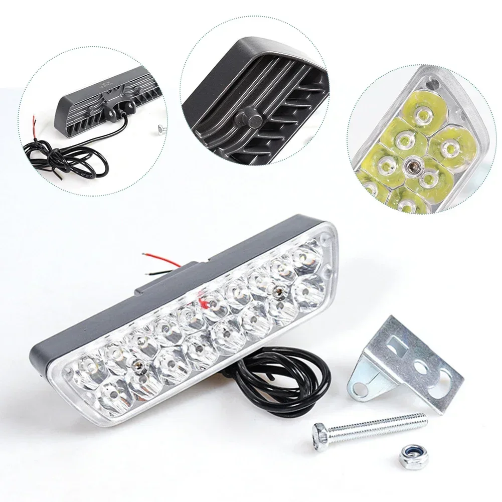 Bicycle Components 1pcs Bike Light Electric Bicycle Headlight Parts 12-85V E-Bike 129x35x25mm 80cm Long Practical