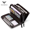 WILLIAMPOLO Luxury Brand Men Clutch Bag Large Capacity Men Wallets Cell Phone Pocket High Quality Multifunction Wallet For Men 5